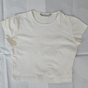 Susie Tompkins Cropped T-Shirt